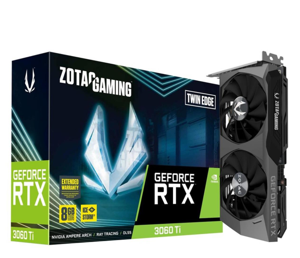 Zotac GeForce RTX 3060 Ti Gaming Twin Edge LHR 8GB GDDR6